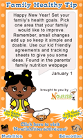 daily tips widget for kids and family
