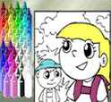 Fun food coloring with online crayons